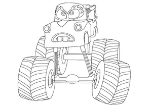 Cartoon Monster Truck - Please, do not refer to it as Monster Truck Cartoon.