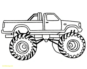 Fantastic Truck Coloring Page