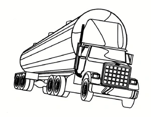 Regular Truck Coloring Page
