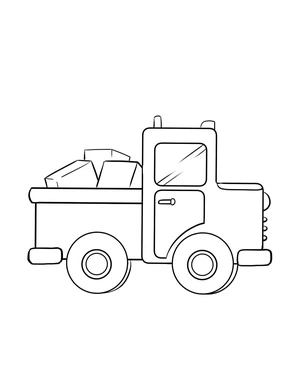 Truck Coloring Page Coloring Page