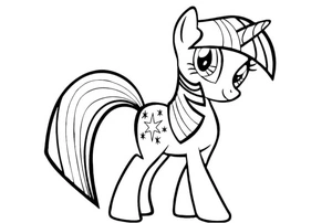 Student of Princess Celestia Coloring Page