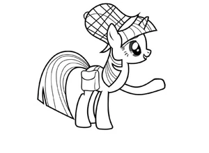 Travel Outfit Sparkle Coloring Page