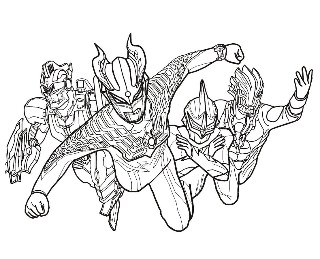 Great Ultraman Coloring Page