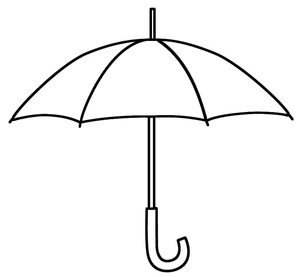 Fantastic Umbrella Coloring Page