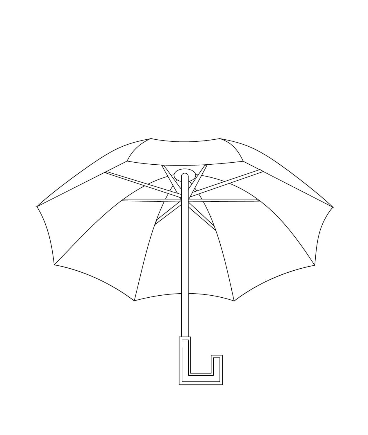 Umbrella Coloring Page Coloring Page