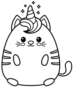 Friendly Unicorn Kitten