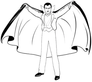 A Genuine Vampire Possesses Enchantment Coloring Page