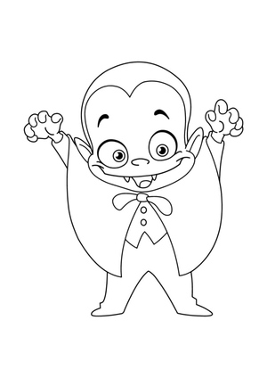A Small Vampire displays His Fangs