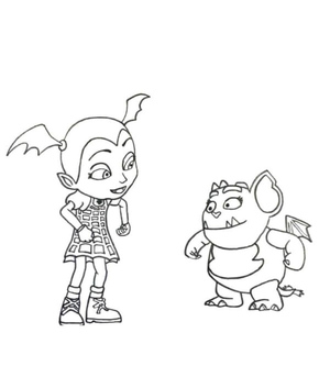 Gregoria the Gargoyle with Her Friend V