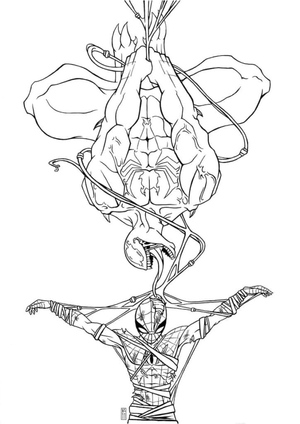 Venom alongside Spider-Man, not listed as Spider-Man and Venom