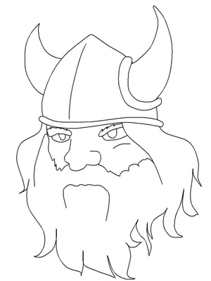 Face of a Viking