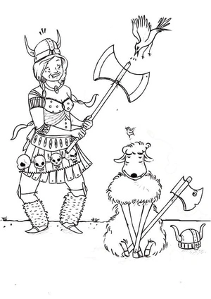 Protective Bird Coloring Page