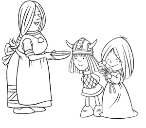 Viking Victor Coloring Page