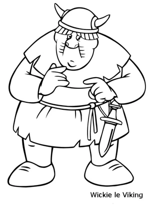 Viking Warrior Wiki Coloring Page