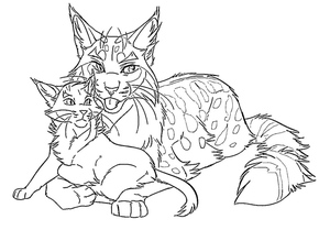 Cat Warriors Pair