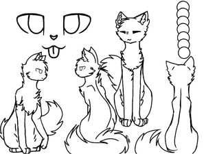 Children's Coloring Pages Featuring Warriors Cats Coloring Page