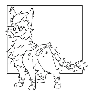 Needletail: Warrior Cats Coloring Page