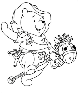Pooh the Cowboy