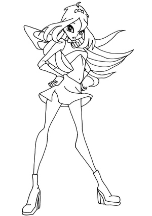 Blossom from the Winx Club