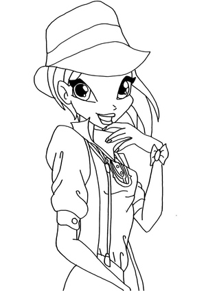 Lovely Tecna from Winx Club
