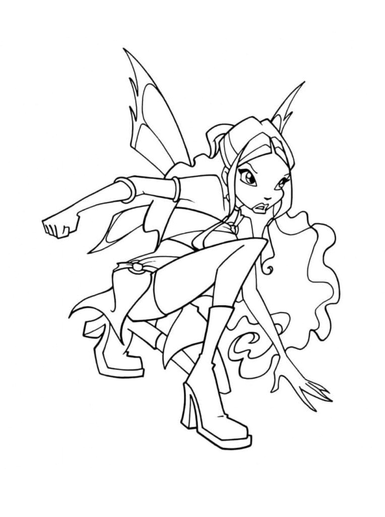 Princess Layla Coloring Page Coloring Page