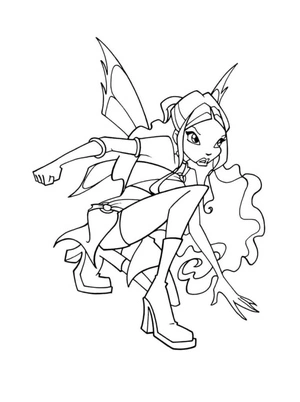 Princess Layla Coloring Page Coloring Page