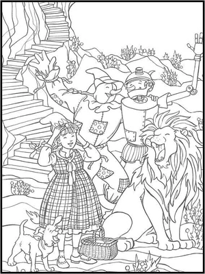 The boys are delighted about reaching Goodwin. Coloring Page