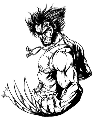 Wolverine Coloring Page