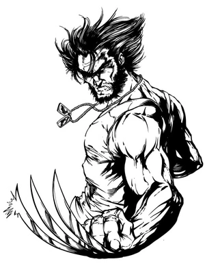 Wolverine Coloring Page Coloring Page