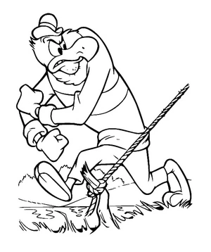 Buzz Buzzard from Woody Woodpecker can be rewritten as Buzz the Buzzard from the world of Woody Woodpecker. Coloring Page