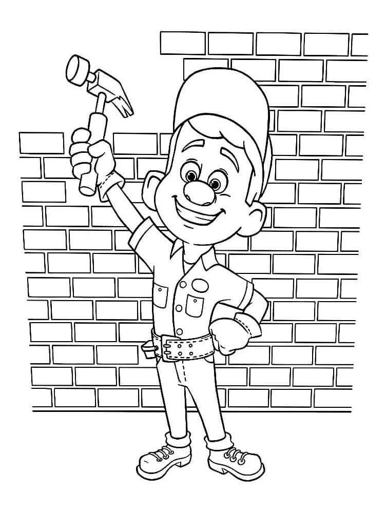 Felix Jr. Master Coloring Page