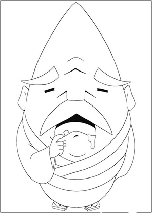 Hungry Spirits from Yo-kai Watch Coloring Page