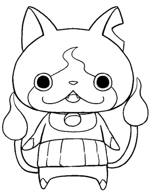 Printable of Adorable Jibanyan