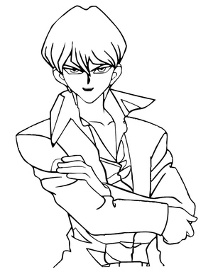 Yu-Gi-Oh Color Page: Seto Kaiba