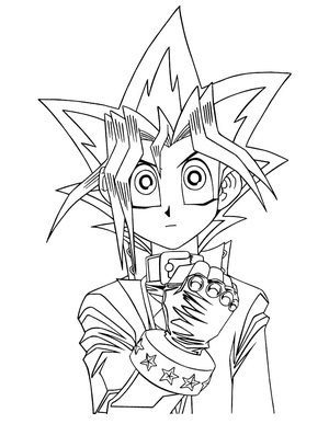 Yugi Muto from the Anime Series Yu-Gi-Oh