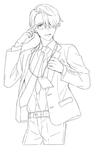 Victor from the anime Yuri on Ice