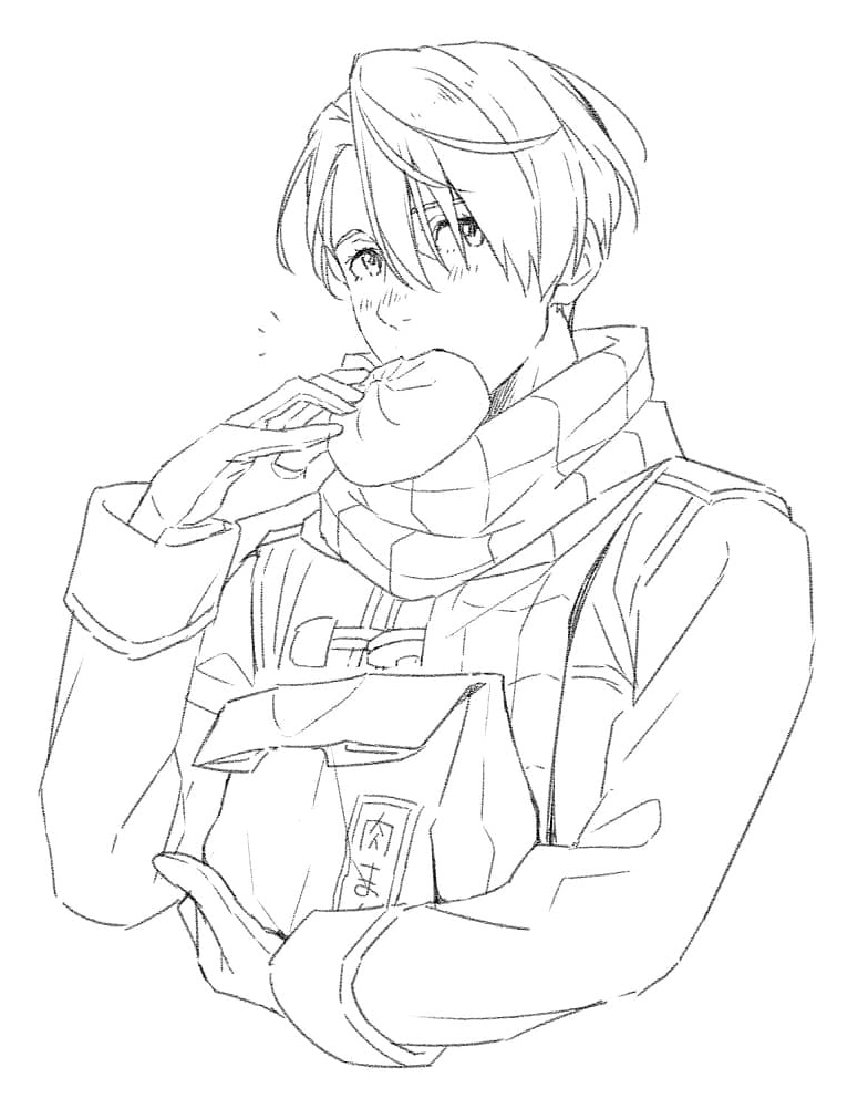 Yuri on Ice Coloring Page - Free Style Coloring Page
