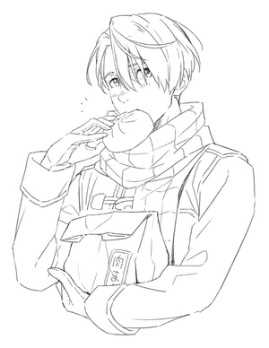 Yuri on Ice Coloring Page - Free Style