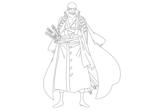 Zoro in a Standing Pose